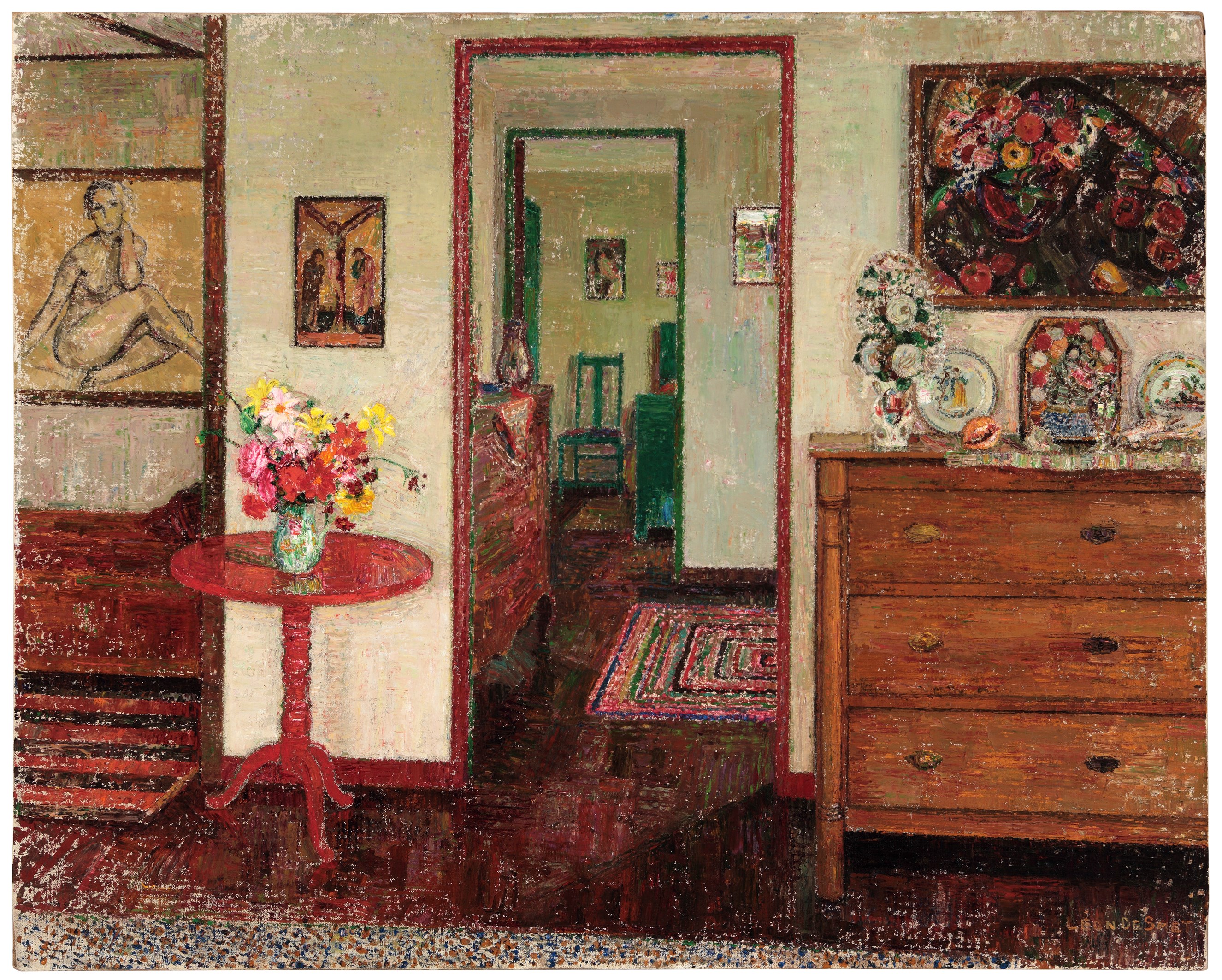 Interior of the artist's house